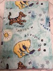 Vintage Disney Winnie The Pooh Four Seasons Twin Flat Sheet Tigger Eeyore