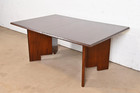 Frank Lloyd Wright For Heritage Henredon Taliesin Mahogany Dining Table