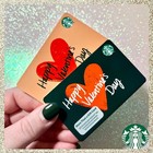            2026 Starbucks Valentine s Day Gift Cards Set Of 2 In Mint Condition  0