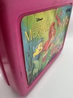 Vintage Disney The Little Mermaid 90   s Ariel Pink Plastic Lunch Box No Thermos