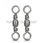 100pcs Fishing Barrel Swivel Rolling Swivel Connector Tool Size 14 -5 0 