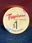      Vintage Tropicana  1 Las Vegas  Nevada Gaming Poker Casino Chip      