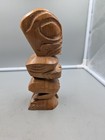 Hand Carved Wood  Tiki Statue Sculpture Wooden Figurine Handmade 8 