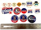 Lot Of 15 Vtg Democratic Political Campaign Buttons Rfk Humphrey Clinton Kerry