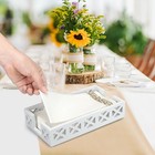 Guest Towel Holder Tray For Bathroom Napkin Holder Modern Disposable Hand Tow   