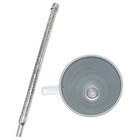 14 6 steel Gas oil Funnel With Flexible Spout Extension mesh Strainer With Glove
