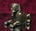 Egyptian Androsphinx Statue Pyramid Guardian Figurine Gods Of Egypt Wonder Decor