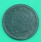 1850 Braided Hair Large Cent  Vf Via Coinsnap   nice Coin 