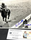 Secretariat   Ron Turcotte Signed 8x10 Famous Belmont Photo - Picture Coa   Holo