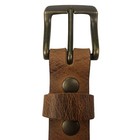 1 25  Distressed Full Grain Leather Belt Handmade In Canada By Zelikovitz