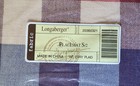 Longaberger Placemats Wt Everyday Plaid Fall Colors Set Of 4  13  X 19  New