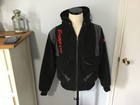 Vintage 90s Snap On Tools Hooded Canvas Quilted Bomber Winter Jacket Men Small
