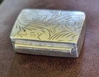 Sterling Silver Vintage Pill Box