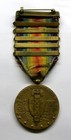 Vintage Ww I Victory Medal Also 5 Battle Bars Champagne-marne