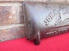Antique John Deere Cast Iron Sickle Mower Toolbox Lid Moline Ill  4 Leg Deere