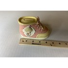 Precious Moments Jesus Loves Me Sneaker Coin Bank Pink Yellow Girl 1999