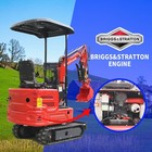 Free Shipping Hydraulic Thumb Mini Excavator Kubota 11 5hp Diesel Usa Stock Farm