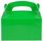 12 Green Party Treat Boxes Favors Goody Bags Bazaar Prize Gift Basket Carnival