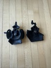 Pair Of Black Cast Iron Kitchen Decor Wall Hanging Coffee Grinders