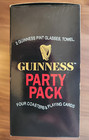 Vintage Guinness Bar Party Pack  2 Pint Glasses Towel Playing Cards   4 Coasters