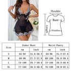 Sexy Lingerie Women Lace Slip Dress Nightgown Deep V Sleepwear Babydoll Thong Us