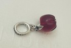 Christmas Red Apple Pandora Silver Murano Glass Charm Thanksgiving Appreciation