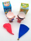 Vintage Enid Blyton s Noddy   Big Ears Egg Cups Plastic Boxed Hcf Hong Kong