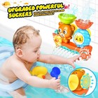 Baby Bath Toys Toddlers 1-3 Bear Kids Bath Tub Toys With 2 Turtle Swimming Wi   