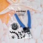 Honbay 1pcs Split Ring Opening Pliers Tweezers Jump Opener Tools Blue