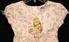 Vtg Y2k Disney Store Winnie Pooh 4 5 Pink Floral Embroidered Pastel Spring Dress