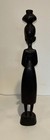 Large 12    Vintage Hand Carved African Ebony Wood Figurine Woman Art Tribal