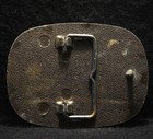 Wk19140 Very Cool Vintage 1970s    old Western Scene    Artwork Mens Belt Buckle