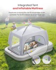 Inflatable Toddler Travel Bed With Tent  Baby Crib Tent  Portable Kids Air Ma   