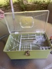 Vintage Wilson Wil Hold Sewing Box Avocado Green With Removable Tray