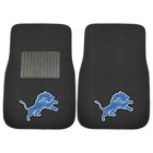 New 4pcs Nfl Detroit Lions Car Truck Front Rear Carpet Floor Mats Set