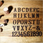Cast Wrought Iron Black Antique House Door Alphabet Letters And Numbers Hot 
