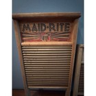 Vintage Columbus Washboard Co Maid-rite No 2062 Brass   Dubl Handi Set Of 2