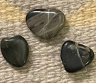 3 Naturally Shaped Heart Stones-river Found  Nature s Affection Amulet