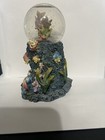 Colorful Dolphin Underwater Snow Globe Coral Fish Cove Shells Prestige