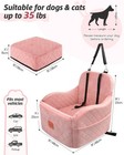 Dog Booster Car Seat Medium Soft Puppy Portable Front Back Lealchum Small Medium