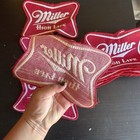 Vintage Miller High Life Big Embroided Beer Patches