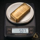 507 Grams Scrap Gold Bar For Gold Recovery Melted From Pc Boards Pins Refining