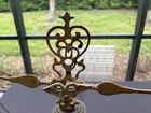 Antique Brass   Marble Scales Of Justice Life Apothecary Balance Ornate