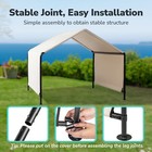 4 x4 x3  Outdoor Sun Rain Canopy Dog House With Waterproof Roof   Ground Nails