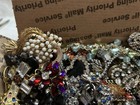 Vintage   Modern Rhinestone Jewelry Lot Repurpose crafts  repair No Wearable  16
