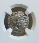 Macedon Alexander Iii Drachm Ngc Au Ancient Silver Coin