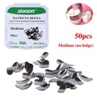 50x Dental Metal Matrices Sectional Contoured Matrix Refill Hard Band M Ce fda