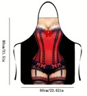 Sexy Woman Lady Apron Chef Cooking Kitchen Apron Funny Novelty Party Lingerie