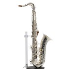 Buescher 400 Top Hat   Cane Tenor Saxophone In Satin Silver Sn 309409 Exquisite