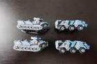 Lot Of 4 Vintage Micro Machines Terror Troops 2 Aavp-7a1   2 Transportpanzer